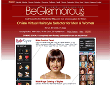 Tablet Screenshot of beglamorous.com